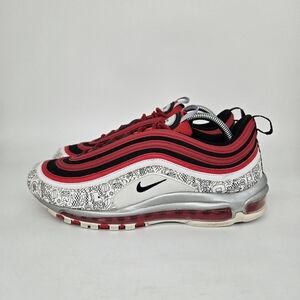 Nike Red and Black Men's Shoes